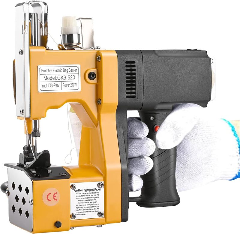 GK9-890 Portable Bag Closer (Electric, High-Speed)