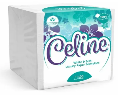 Celine Premium Serviettes Single Pack x100 Sheets