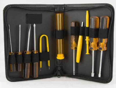 TK10 13-Piece Computer Repair Toolkit (Zip Pouch)