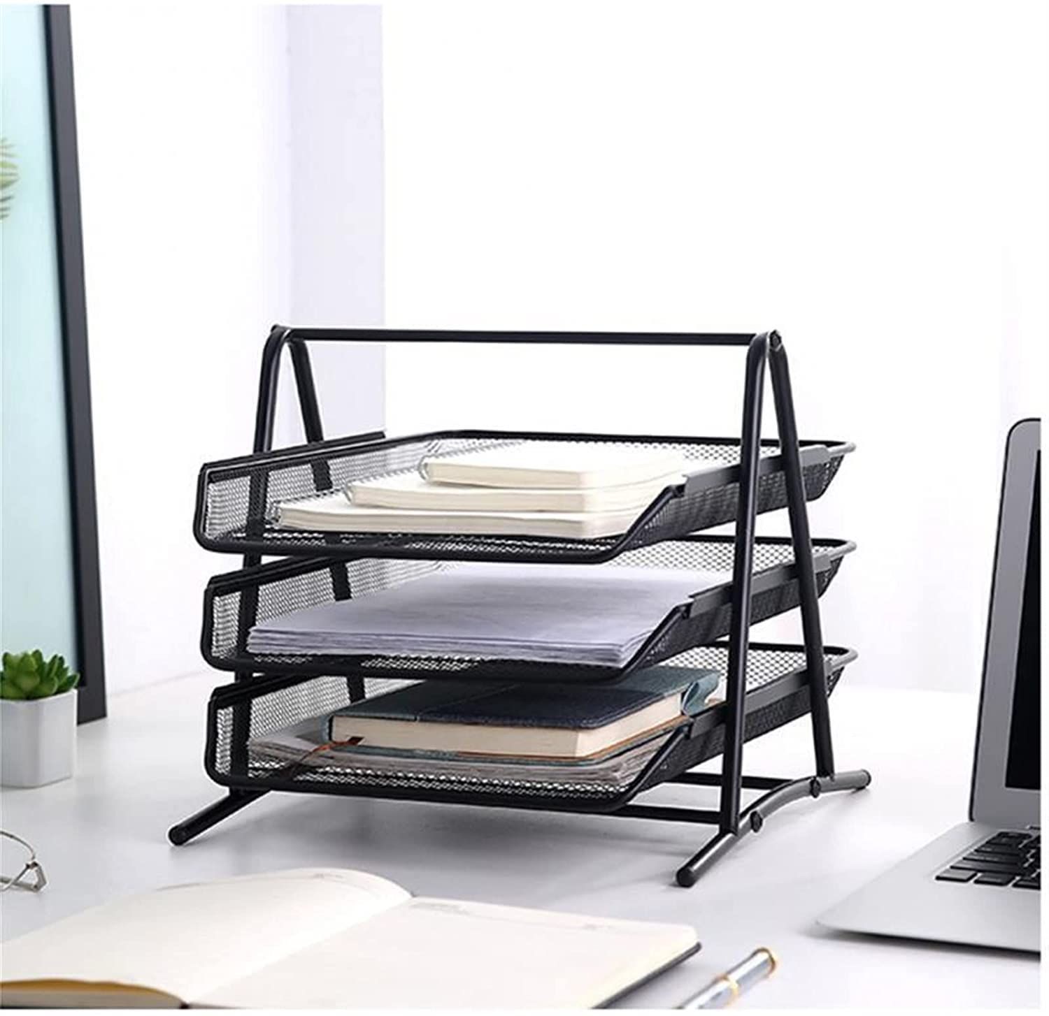 Mesh Metal 3 Tier Document Tray SP10506