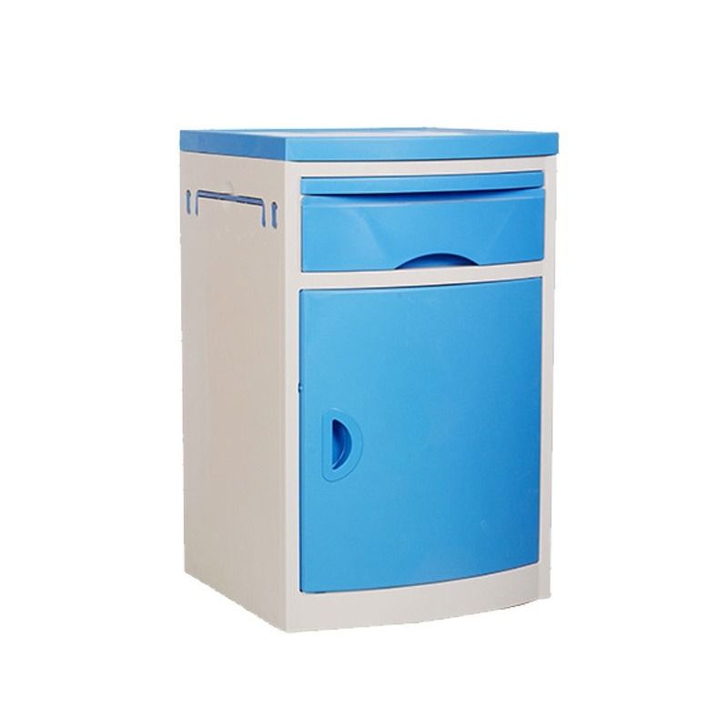 Ultra-Durable Hospital Bedside Cabinet - ABS Plastic (475x475x750mm)