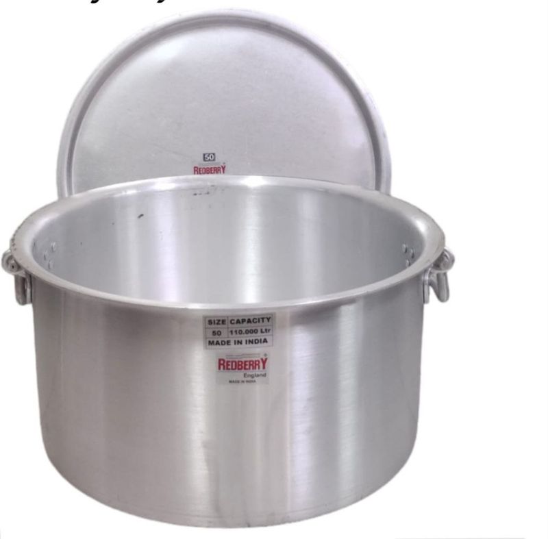 Redberry Aluminium Sufuria Heavy Duty 110L Size 50