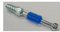 EBCO MFR7-I Rotor Screw (7mm, Zinc White) - Strong &amp; Secure Joints (250 Pack)