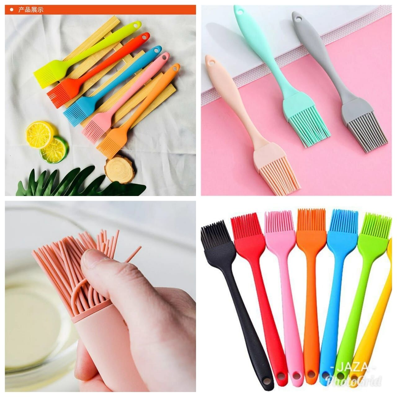 Silicon oil brush