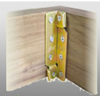 BCO BC4 Bed Clamp (Zinc Yellow) - Secure &amp; Sturdy Bed Frame Assembly (95mm Length, 1200kg Load)