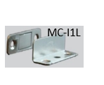 EBCO MC-I1L Magnetic Catch (Ultra-Slim, Inset Magnet - L-Shaped) - Enhanced Hold for Modern Cabinets &amp; Drawers (Nickel Plated)