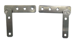 EBCO PH-I Pivot Hinge (Inset) - Raw Steel - Industrial Style Hinge for Windows (Up to 450x700mm)