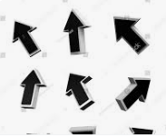 8-Pack Arrow Design Magnets (Model 203-077) - Decorative &amp; Functional Fridge Magnets