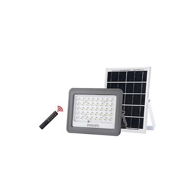 Philips LED Solar Floodlight 10W 1500Lumen 765 (CW) 3.2V 10AH Battery Capacity