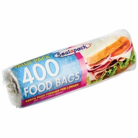 Sealapack Value Food Bags 18x20cm - Pack of 400
