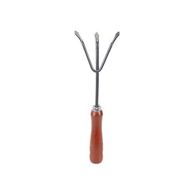Garden Hand Rake Wood Handle