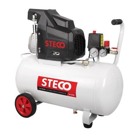Steco 50ltr Air Compressor 2HP-5pc Kit