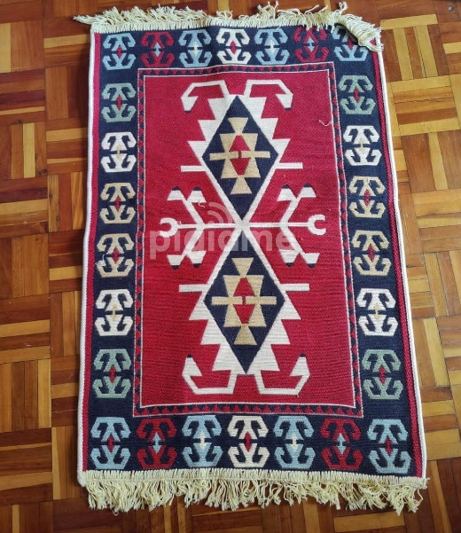 ELIBELINDE Turkish Rug: 80X150CM Handwoven Double-Sided Cotton Rug with Anatolian Tradition