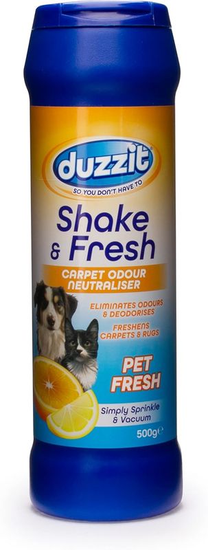 Duzzit Shake &amp; Fresh, Pet Fresh 500 G carpet Odour Neutralizer