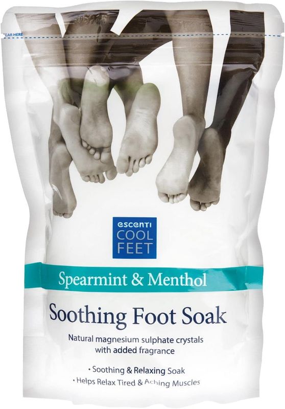 Escenti Cool Feet Soothing Spearmint &amp; Menthol Essential Foot Soak