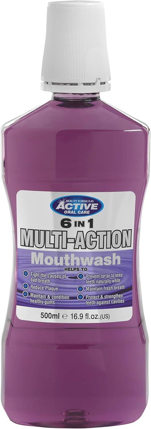 Beauty Formulas Active Oral Care 6-in-1 Multi-Action Mouthwash