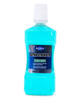 Beauty Formulas Active Mouthwash Mint 500ml