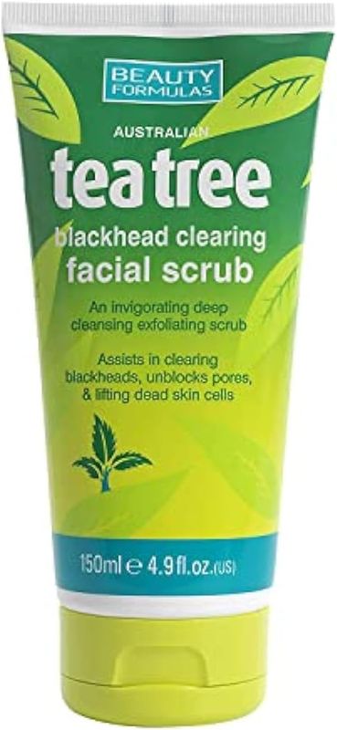 Beauty Formulas Facial Scrub Tea Tree 150ML
