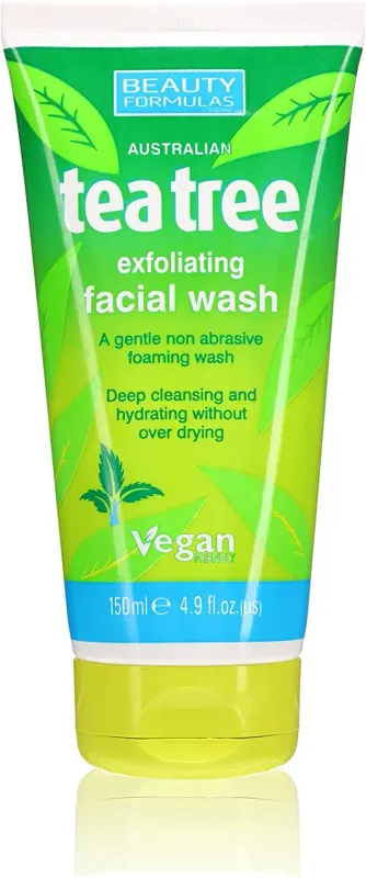 Beauty Formula Tea Tree Exfoliating Facial Wash 150Ml
