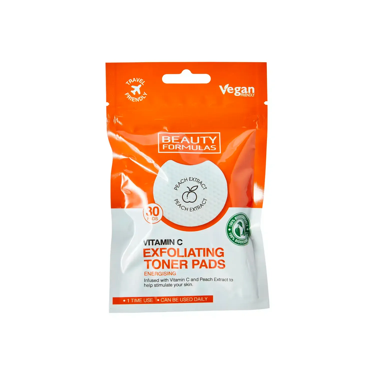 Beauty Formulas Vitamin C Exfoliating Toner Pads 30’s