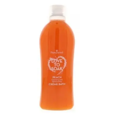 Pampered Love To Soak Peach Creme Bath 1L