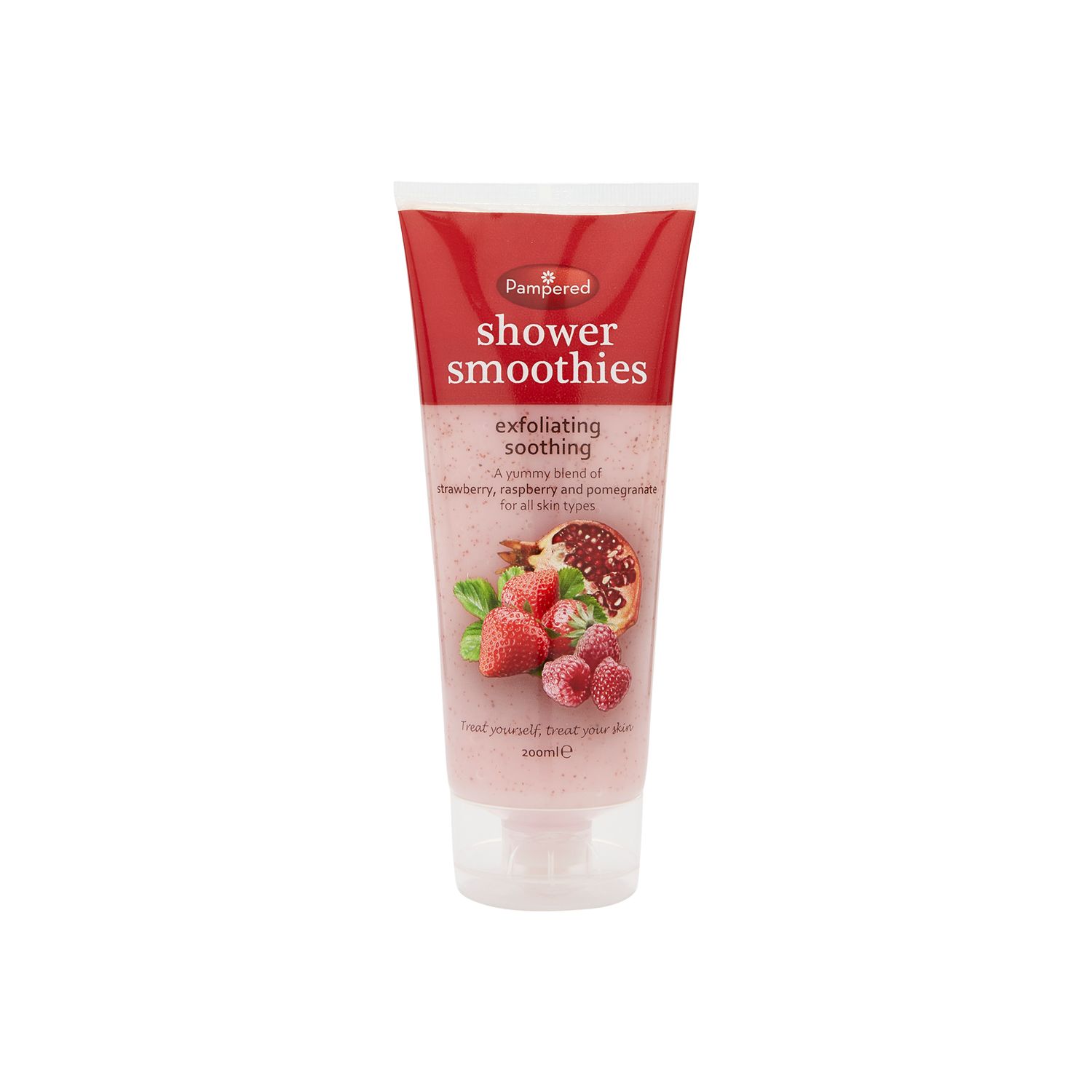 Pampered Shower Smoothies Exfoliating Soothing 200ml