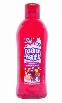 Kids Zone Fun Foam Bath - Cherry &amp; Almond Blast - 1L