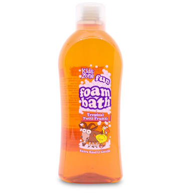Kids Zone Tropical Tutti Frutti Fun Foam Bath 1L