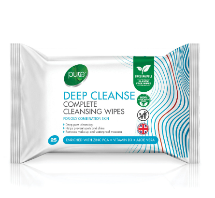 Pure Deep Cleanse Complete Cleansing Wipes by Pure