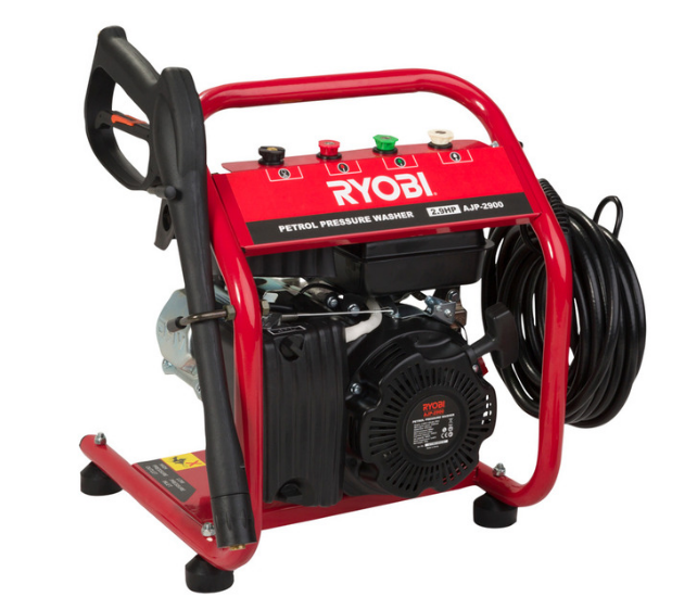 Ryobi AJP-2900 High Pressure Washer Petrol 2.9HP 100bar 6L/min 4-stroke - Red (94CC)