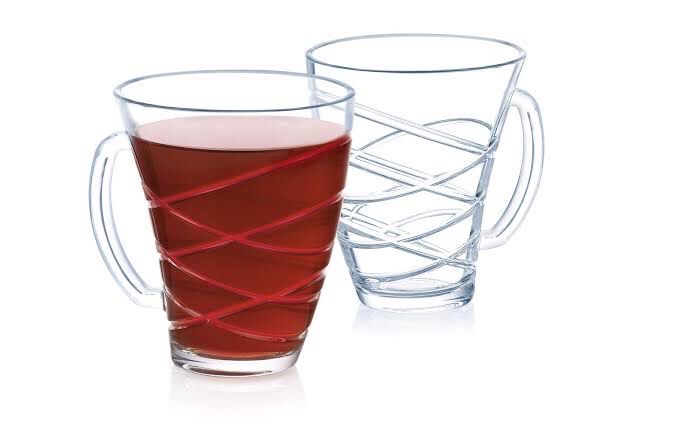 Luminarc Elanor Mug 250ml Glass Mug Set Of 6