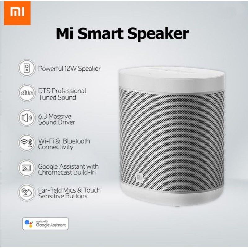 Mi Smart Speaker, 12W Speakers, Talk Back Feature