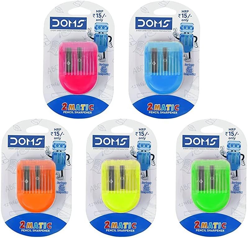 DOMS 8088 2Matic Pencil Sharpner Blister Pack 1 Pc