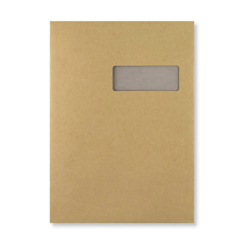 C4 Manilla Board Back Right Window Envelopes 324 x 229mm 500pcs Economic Brand