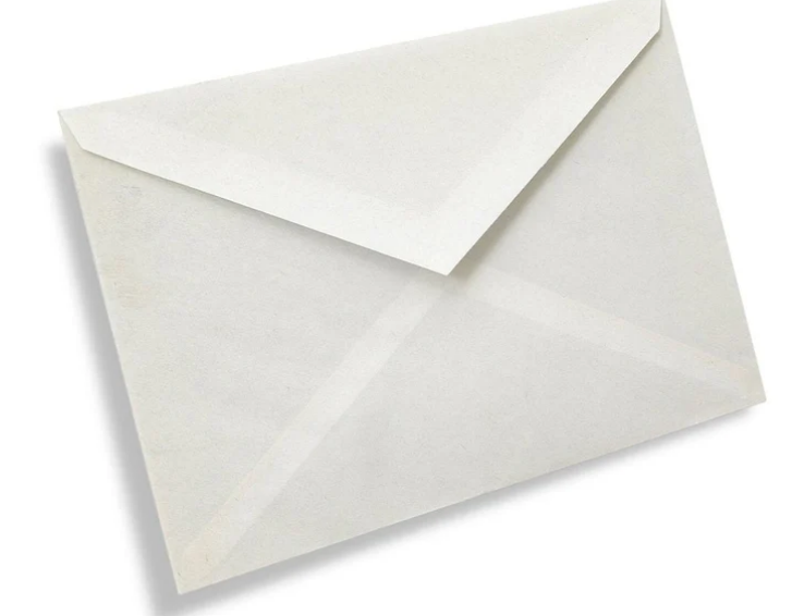 White Envelope C7/6 Wallet Window Packet Economic Brand