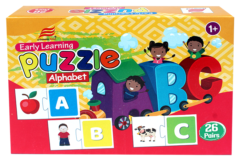 Economic Brand Puzzle  26 Pairs Alphabet