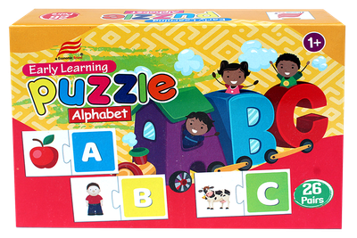 Economic Brand Puzzle  26 Pairs Alphabet