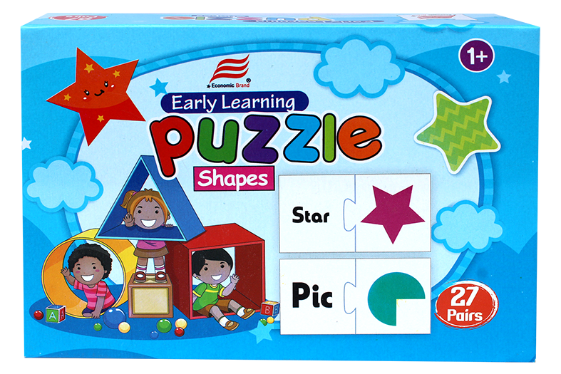 Economic Brand PUZZLE 27 PAIRS - SHAPES