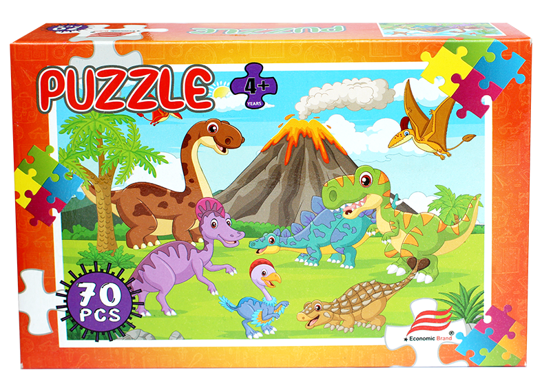 Economic Brand PUZZLES 70 PIECE - DINOSAUR EP70N004
