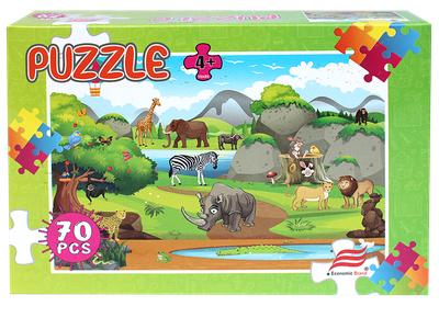 Economic Brand PUZZLES 70 PIECE - JUNGLE EP70N002