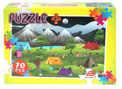 Economic Brand PUZZLES 70 PIECE - CAMPING EP70N001
