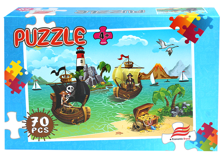 Economic brand PUZZLES 70 PIECE - PIRATES EP70N003
