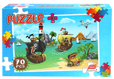 Economic brand PUZZLES 70 PIECE - PIRATES EP70N003
