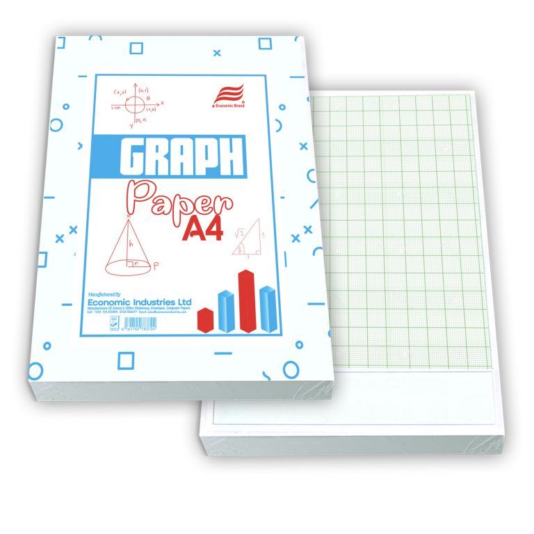Graph Paper A4 BANK 1mm(10boxes) 1 Ream Economic Brand