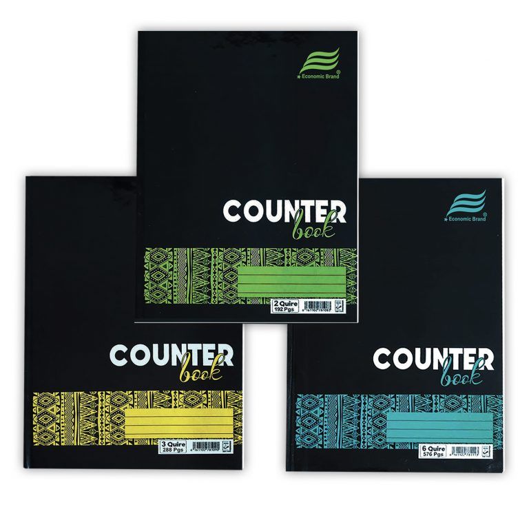 Counter Book on Newsprint A4 3 Quire by Economic Brand