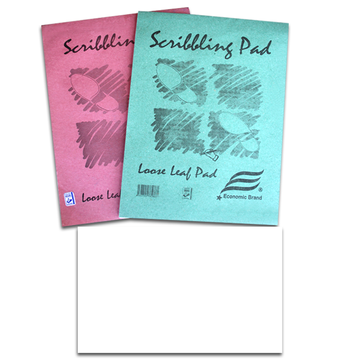 Scribbling Loose Leaf Pad A4 Bank Paper by Economic Brand