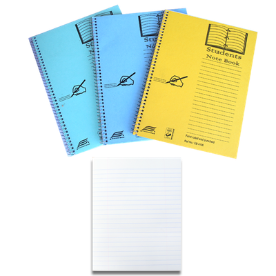 Side Spiral Note Book A4 by Economic Brand