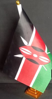 Kenyan Flag with Stand (PARIS)