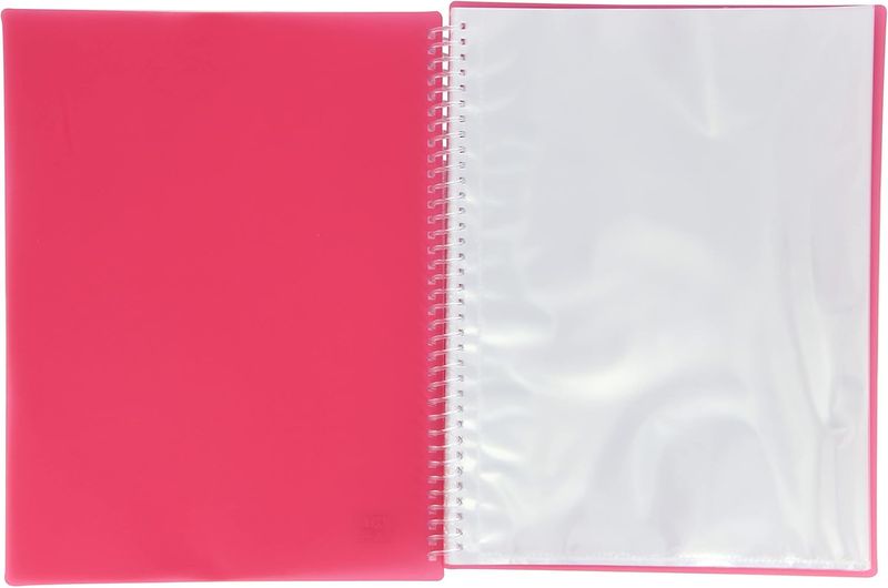 A4 Spiral Display Book with 20 Pockets #12# (PARIS)