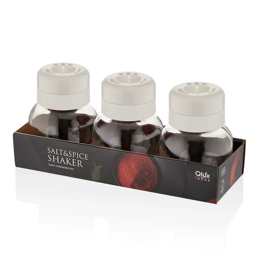 QLUX STAR CRUET SET 210 CC #C-00257 Spice Jar Set